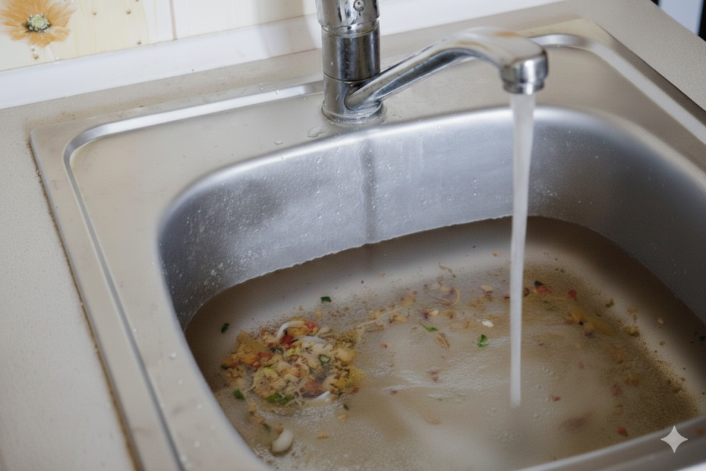 Desagües que evacúan más lentamente de lo habitual